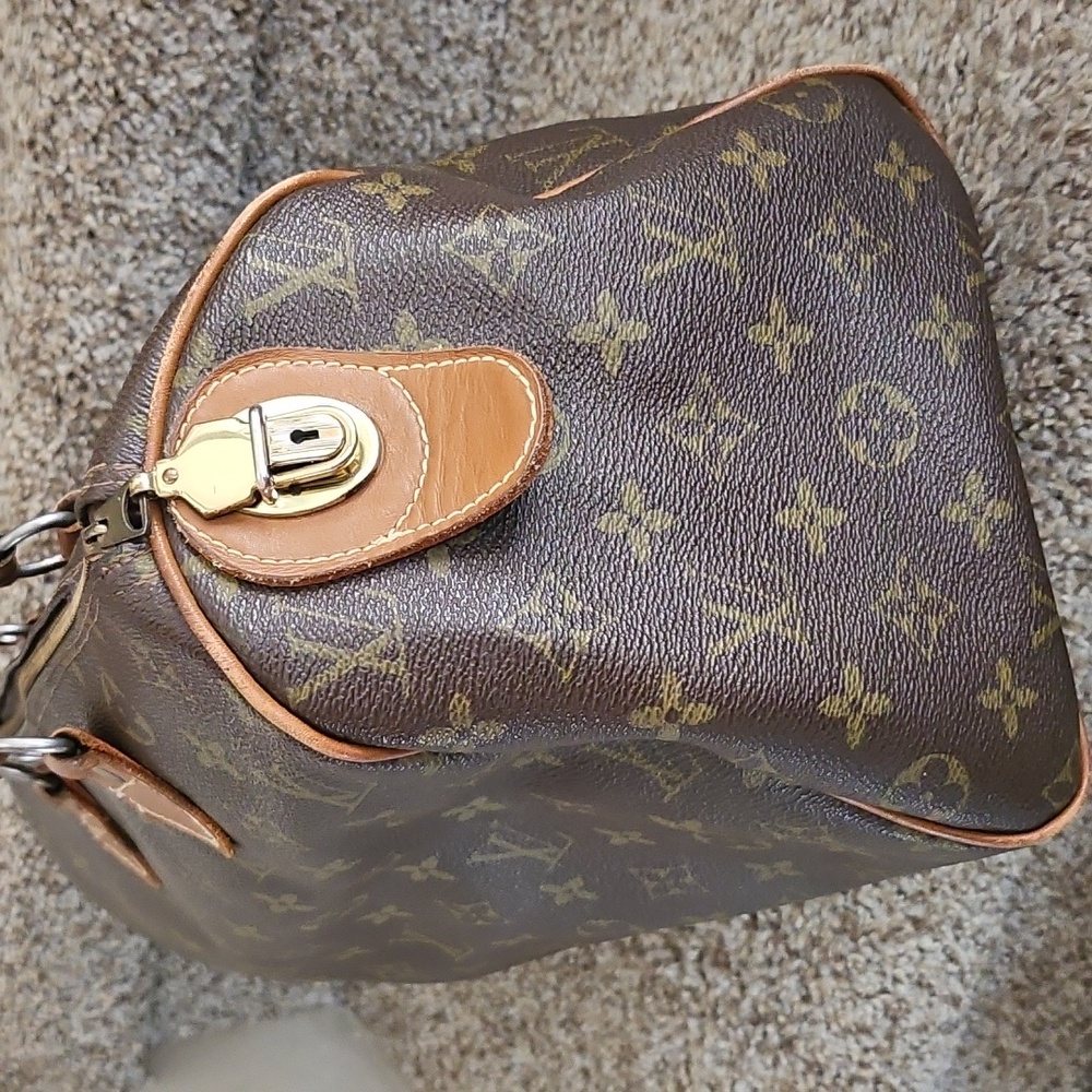 Louis Vuitton Brown Monogram Satchel - Picture 9 of 16